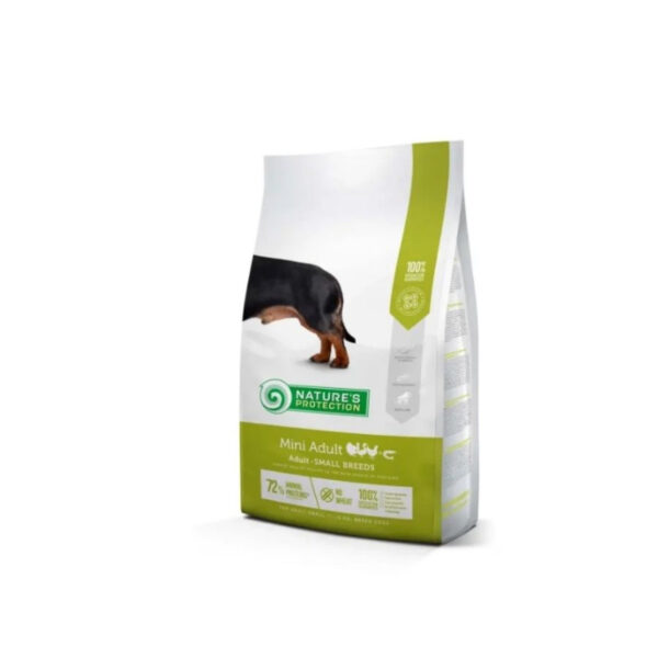 Nature’s Protection - Dry food for adult miniature breed dogs with poultry meat and Antarctic krill