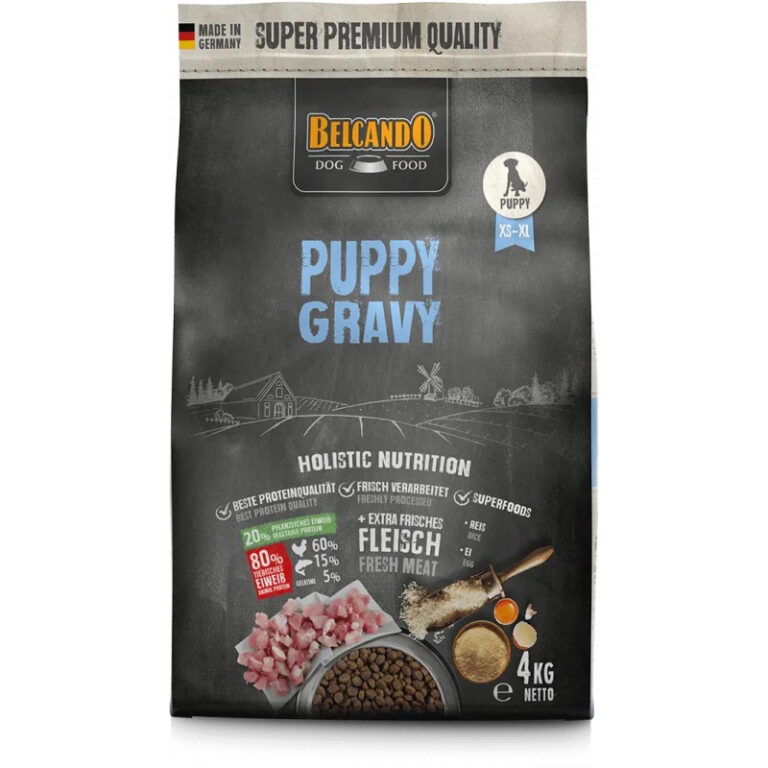 Dog food bag for puppies