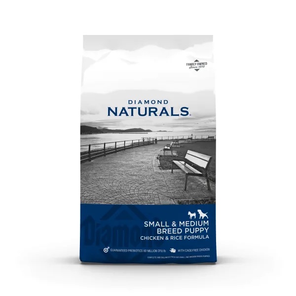 Diamond Naturals – Small & Medium Breed Puppy Chicken & Rice 15kg