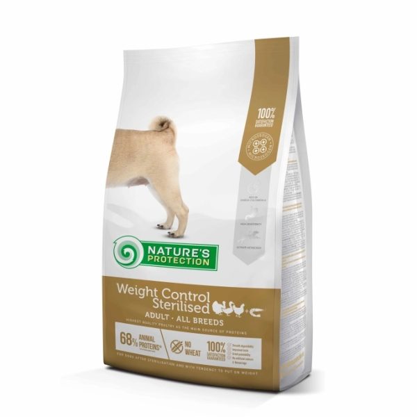 Nature’s Protection - weight control - მშრალი საკვები ზრდასრული ძაღლების წონის კორექციისთვის